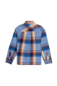 US Polo Assn. Boys' Saks Blue Long Sleeve Shirt - Image 6