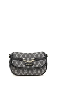 Pierre Cardin Gray Crossbody Bag - Image 3