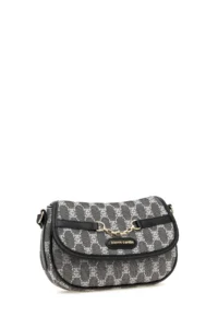 Pierre Cardin Gray Crossbody Bag - Image 4