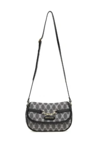 Pierre Cardin Gray Crossbody Bag - Image 6