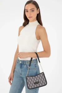 Pierre Cardin Gray Crossbody Bag