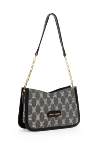 Pierre Cardin Gray Crossbody Bag - Image 4