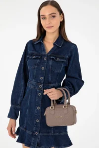 Pierre Cardin Brown Crossbody Bag