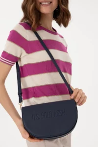 US Polo Assn. Women Navy Blue Crossbody Bag - Image 2
