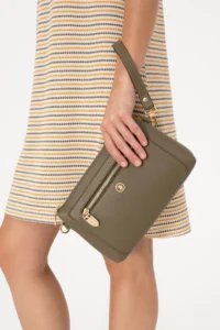 US Polo Assn. Women Khaki Crossbody Bag - Image 2