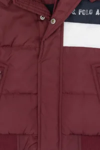 US Polo Assn. Boys' Burgundy Coat - Image 4