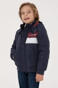 US Polo Assn. Boys' Navy Blue Coat