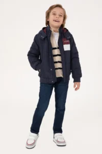 US Polo Assn. Boys' Navy Blue Coat - Image 2