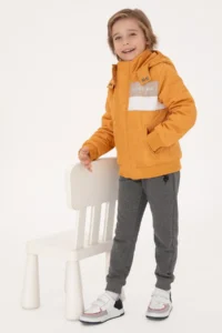 US Polo Assn. Boys' Mustard Coat - Image 2