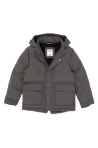 US Polo Assn. Boys' Gray Overcoat - Image 3