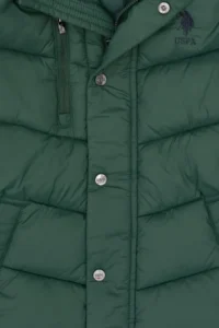 US Polo Assn. Boys' Dark Green Coat - Image 4