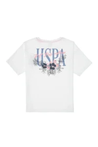 US Polo Shirt Assn. Girls' WHITE Shorts Bottom Top Set - Image 5