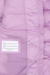 US Polo Assn. Girls' Lilac Hooded Overcoat - Image 5