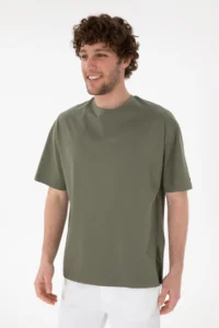 US Polo Assn. Men comfort Fit Crew Neck Mink Merserize Basic T-Shirt - Image 4