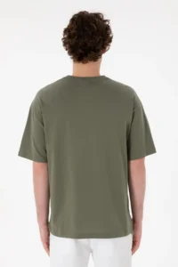 US Polo Assn. Men comfort Fit Crew Neck Mink Merserize Basic T-Shirt - Image 6