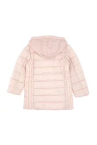 US Polo Assn. Girls' Hooded Powder Pink Overcoat - Image 2