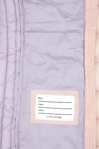 US Polo Assn. Girls' Hooded Powder Pink Overcoat - Image 4