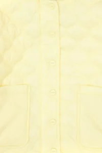 US Polo Assn. Girls' Yellow Quilted Hooded Puffer Jacket Coat - Image 5