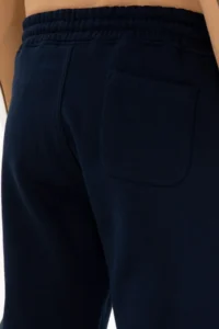 US Polo Assn. Men Navy Blue Fleece Sweatpants - Image 6