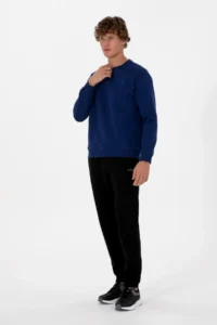 US Polo Assn. Men Black Fleece Sweatpants - Image 3