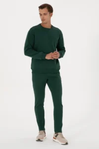 US Polo Assn. Men Dark Green Sweatpants - Image 3