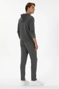 US Polo Assn. Men Anthracite Melanj Sweatpants - Image 4