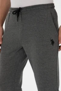 US Polo Assn. Men Anthracite Melanj Sweatpants - Image 5