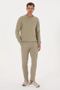 US Polo Assn. Men Light Khaki Sweatpants