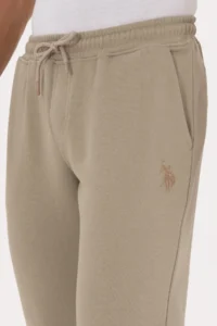 US Polo Assn. Men Light Khaki Sweatpants - Image 5