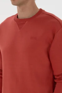 US Polo Assn. Men comfort Fit Crew Neck Fleece Dusty Rose Basic Sweatshirt - Image 7