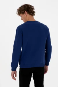 US Polo Assn. Men comfort Fit Crew Neck Fleece Indigo Basic Sweatshirt - Image 5