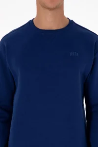 US Polo Assn. Men comfort Fit Crew Neck Fleece Indigo Basic Sweatshirt - Image 6