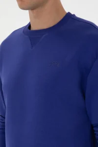 US Polo Assn. Men comfort Fit Crew Neck Fleece Purple Basic Sweatshirt - Image 7