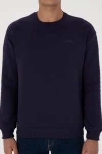 US Polo Assn. Men comfort Fit Crew Neck Fleece Plum Basic Sweatshirt - Image 6