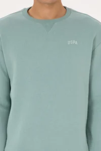 US Polo Assn. Men comfort Fit Crew Neck Fleece Mint Basic Sweatshirt - Image 6