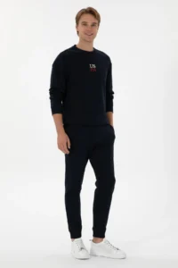 US Polo Assn. Men Navy Blue Sweatpants