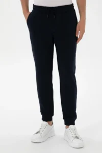 US Polo Assn. Men Navy Blue Sweatpants - Image 2