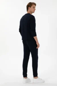 US Polo Assn. Men Navy Blue Sweatpants - Image 4