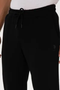 US Polo Assn. Men Black Sweatpants - Image 5