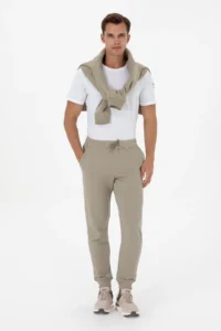 US Polo Assn. Men Light Khaki Sweatpants