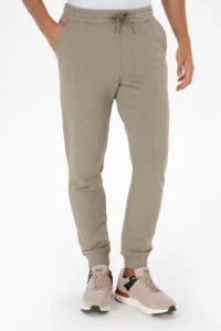US Polo Assn. Men Light Khaki Sweatpants - Image 2