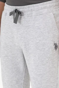 US Polo Assn. Men Light Gray Sweatpants - Image 5