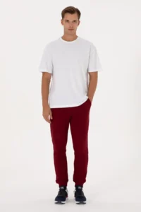 US Polo Assn. Men Burgundy Sweatpants