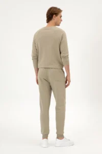 US Polo Assn. Men Light Khaki Sweatpants - Image 4