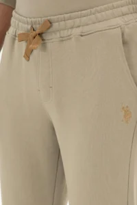US Polo Assn. Men Light Khaki Sweatpants - Image 5