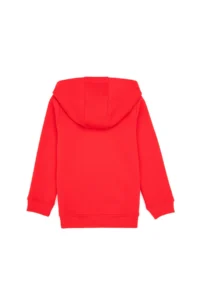 US Polo Assn. Boys' Red Basic Hooded Fleece Sweatshirt - Image 2