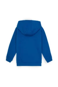 US Polo Assn. Boys' Dark Blue Basic Hooded Fleece Sweatshirt - Image 2