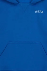 US Polo Assn. Boys' Dark Blue Basic Hooded Fleece Sweatshirt - Image 4