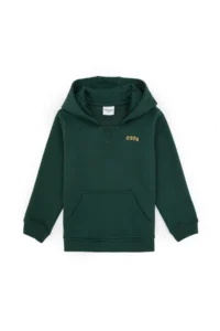 US Polo Assn. Boys' Dark Green Basic Hooded Fleece Sweatshirt - Image 5