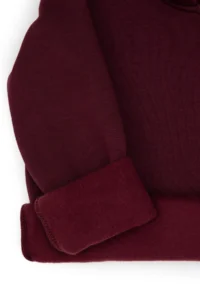 US Polo Assn. Boys' Burgundy Basic Hooded Fleece Sweatshirt - Image 3